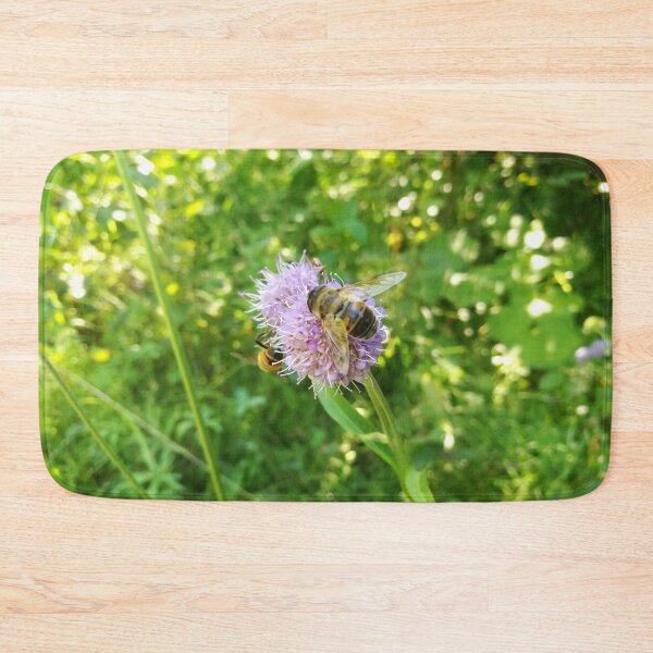 Item preview, Purple Wildflower with Bee designed and sold by katiamelnik.