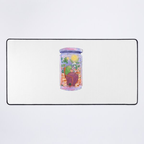 Item preview, \frog-animal-reading-in-jar-t-shirt-design. designed and sold by JAMALSTORE92.