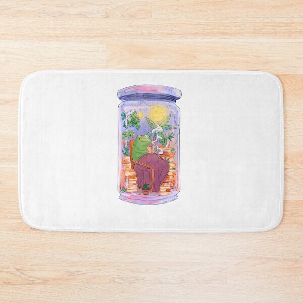 Item preview, \frog-animal-reading-in-jar-t-shirt-design. designed and sold by JAMALSTORE92.