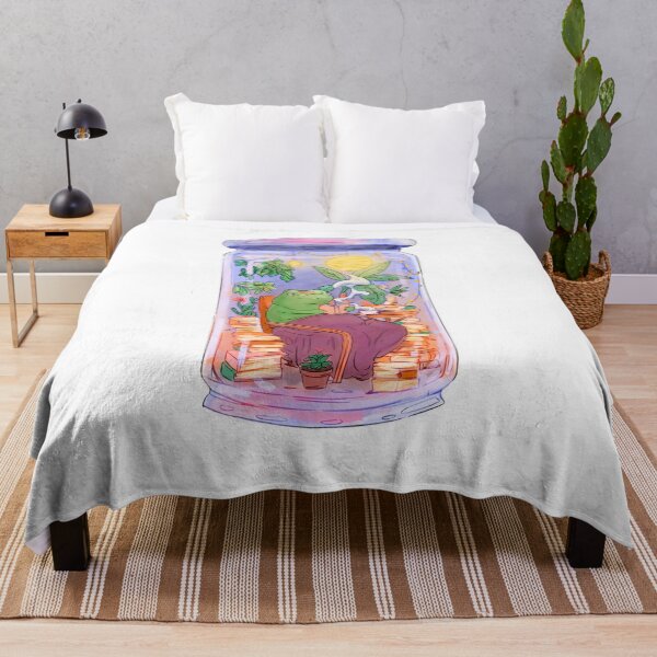 Item preview, \frog-animal-reading-in-jar-t-shirt-design. designed and sold by JAMALSTORE92.