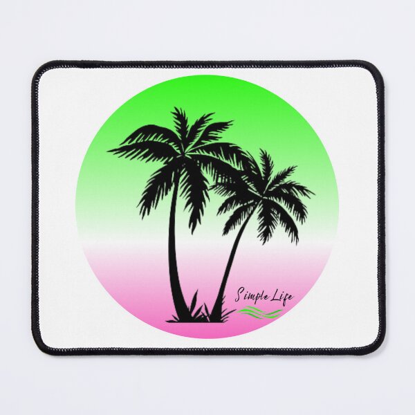 Item preview, Palm Trees Simple Life Green and Pink designed and sold by SimpleSteve.