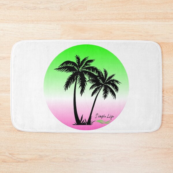 Item preview, Palm Trees Simple Life Green and Pink designed and sold by SimpleSteve.