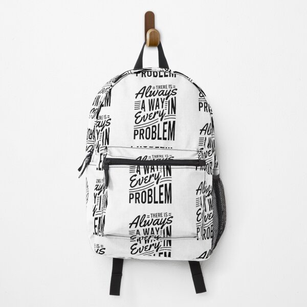Item preview, There is Always a Way in Every Problem Always Think To Be Positive Aspire To Inspire Before The Expire Funny Saying Happy Life Apparel Essential Motivation Inspiration Joy Mood designed and sold by DesignByHeartUK.
