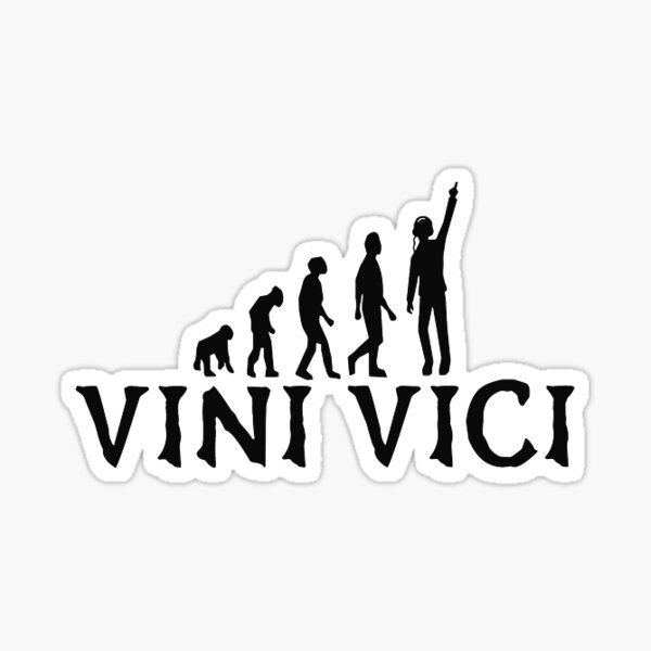 Veni Vidi Vici Sticker for Sale by V-Universe