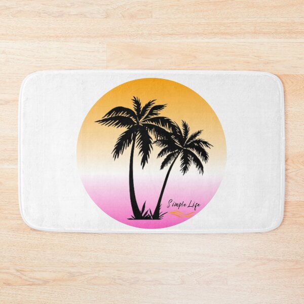 Item preview, Palm Trees Simple Life Orange and Pink designed and sold by SimpleSteve.