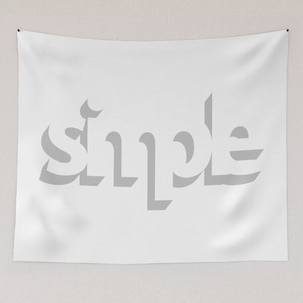 Item preview, Simple (3D white) designed and sold by FattoAMano.