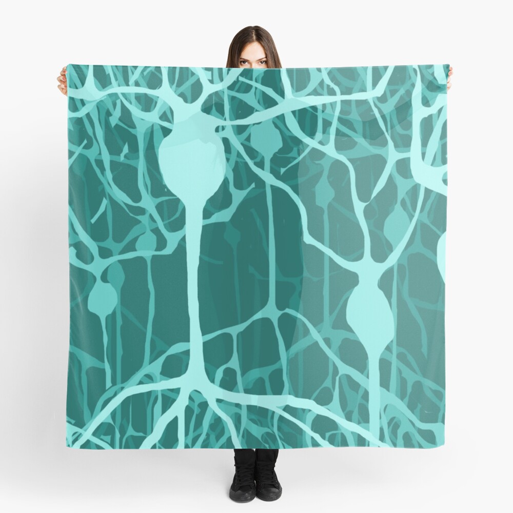 Neuron Forest Scarf