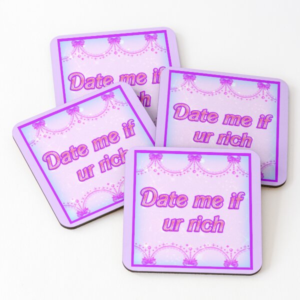 Item preview, DATE ME IF UR RICH (Lavender) designed and sold by Dolls X Beauty.