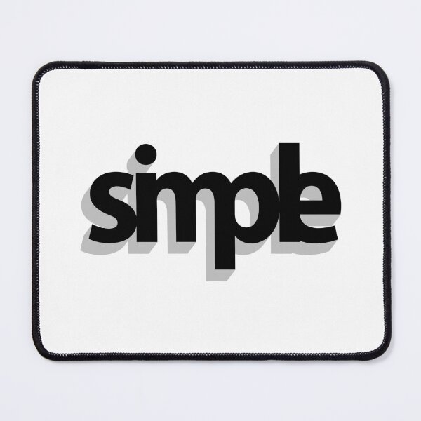 Item preview, Simple (3D black) designed and sold by FattoAMano.