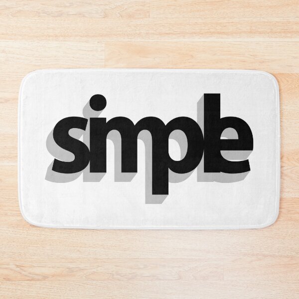 Item preview, Simple (3D black) designed and sold by FattoAMano.