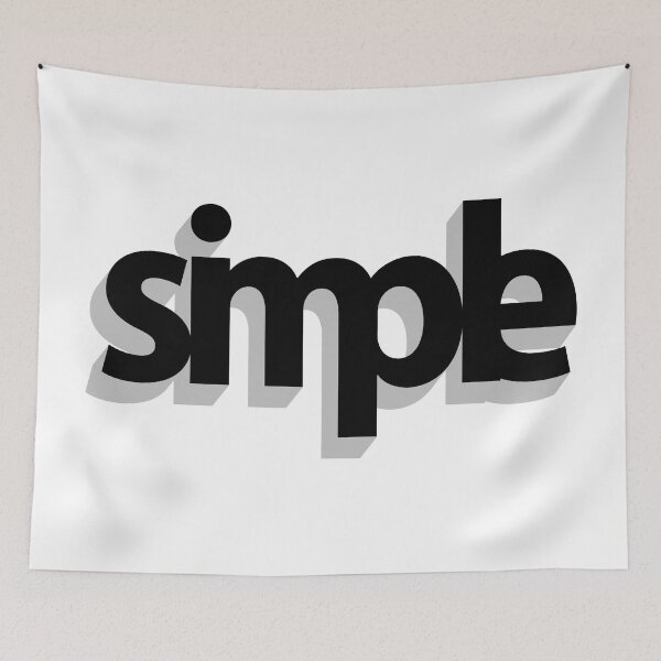Item preview, Simple (3D black) designed and sold by FattoAMano.