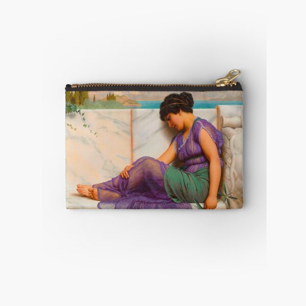 Item preview, Summer Idleness; Day Dreams "Girl with a beautiful transparent Summer purple Dress" John William Godward designed and sold by TeeARTHY.