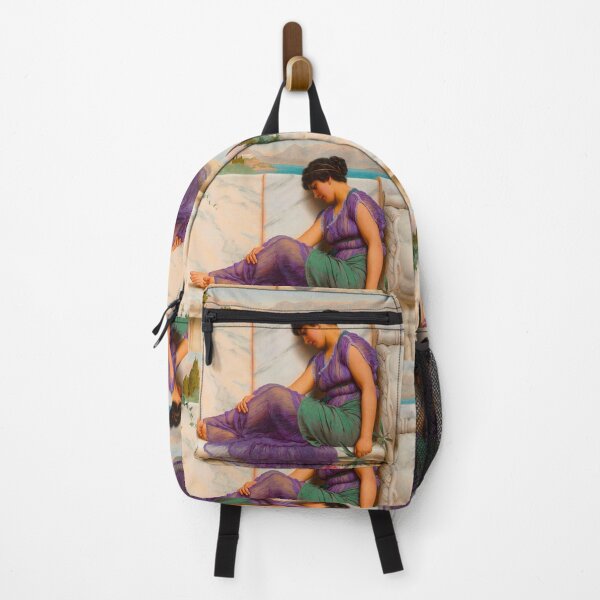 Item preview, Summer Idleness; Day Dreams "Girl with a beautiful transparent Summer purple Dress" John William Godward designed and sold by TeeARTHY.