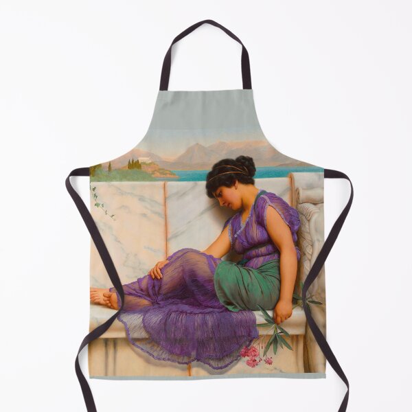 Item preview, Summer Idleness; Day Dreams "Girl with a beautiful transparent Summer purple Dress" John William Godward designed and sold by TeeARTHY.