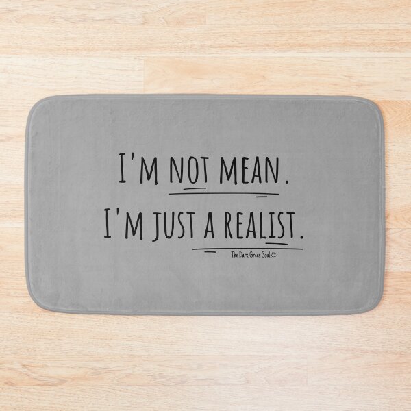 Item preview, Just a Realist - Black designed and sold by DarkGreenSoul.