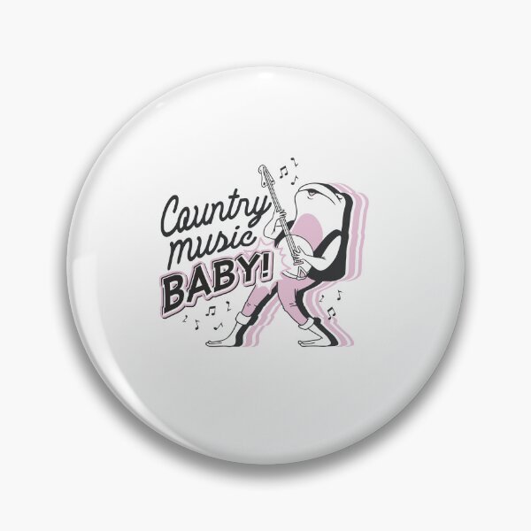 Item preview, country-music-baby-frog-cartoon-t-shirt-design designed and sold by JAMALSTORE92.