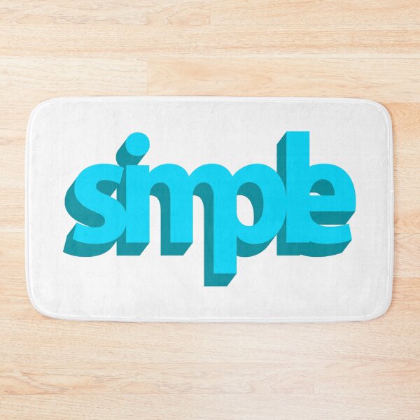 Item preview, Simple (3D blue) designed and sold by FattoAMano.