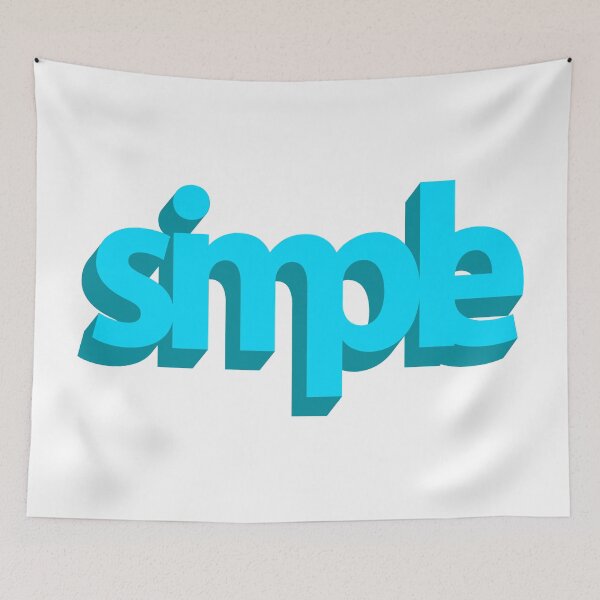 Item preview, Simple (3D blue) designed and sold by FattoAMano.