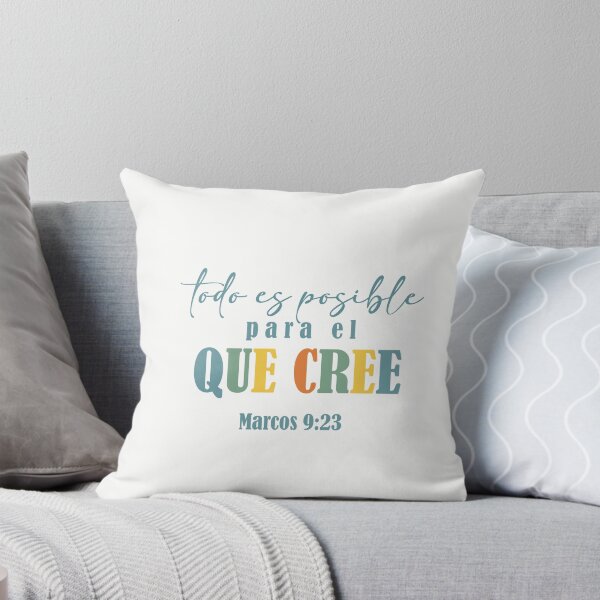 Item preview, Marcos 9:23, Spanish Bible Verse designed and sold by Aryam Quotes.