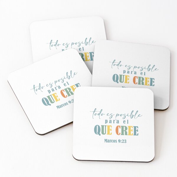 Item preview, Marcos 9:23, Spanish Bible Verse designed and sold by Aryam Quotes.