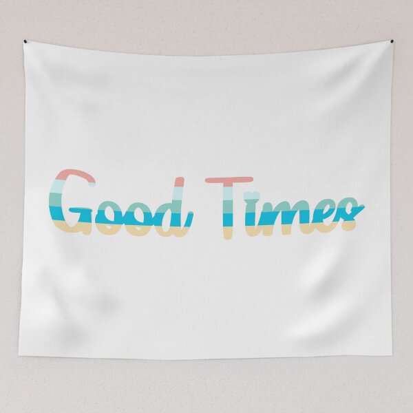 Item preview, Good Times Words with Summer Stripes designed and sold by Moyanana.