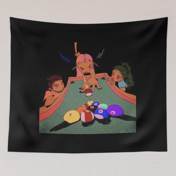 Item preview, Girls Playing Pool designed and sold by GroovySmolBean.