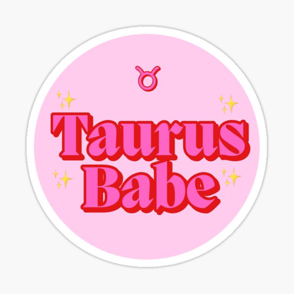 Item preview, Taurus Babe Zodiac Stickers by gabyiscool designed and sold by gabyiscool.