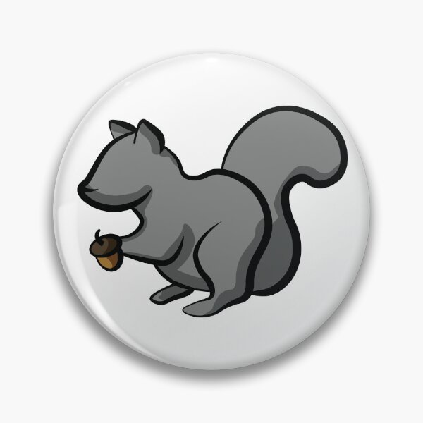 Item preview, Minimalist Squirrel With Acorn designed and sold by InkLayer.