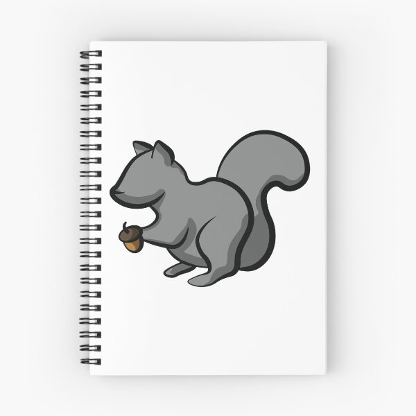 Item preview, Minimalist Squirrel With Acorn designed and sold by InkLayer.