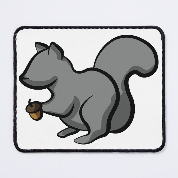 Item preview, Minimalist Squirrel With Acorn designed and sold by InkLayer.