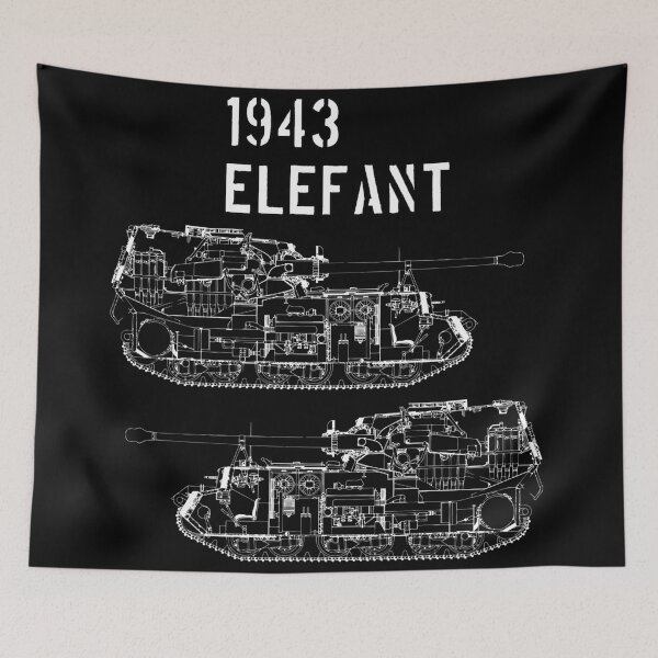 Item preview, The Elefant  GERMAN TANK 1943 designed and sold by johnnyssandart.