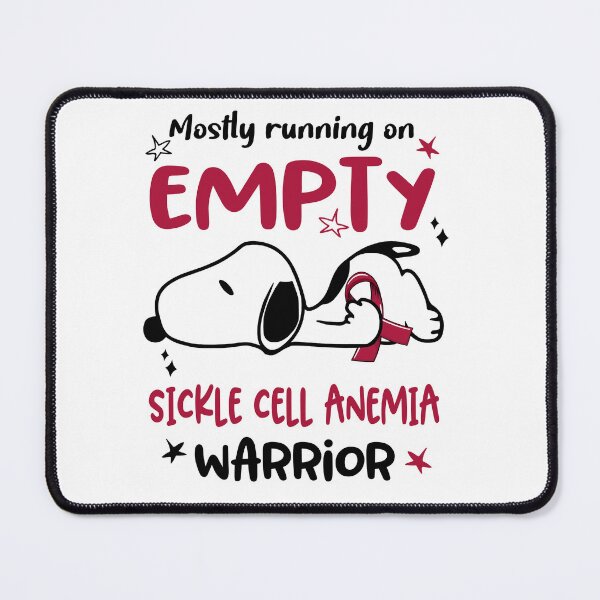 Item preview, Mostly Running on Empty Sickle Cell Anemia Warrior designed and sold by Wlsnpeggy.