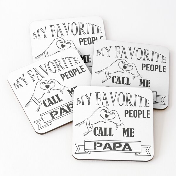 Item preview, My Favorite People Call Me PAPA Tshirt Funny Fathers Day Tee for Guys designed and sold by OSTONSHOP.