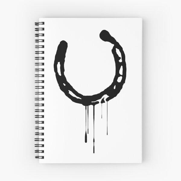 Item preview, Splatter Horseshoe (black) designed and sold by RobertBell.
