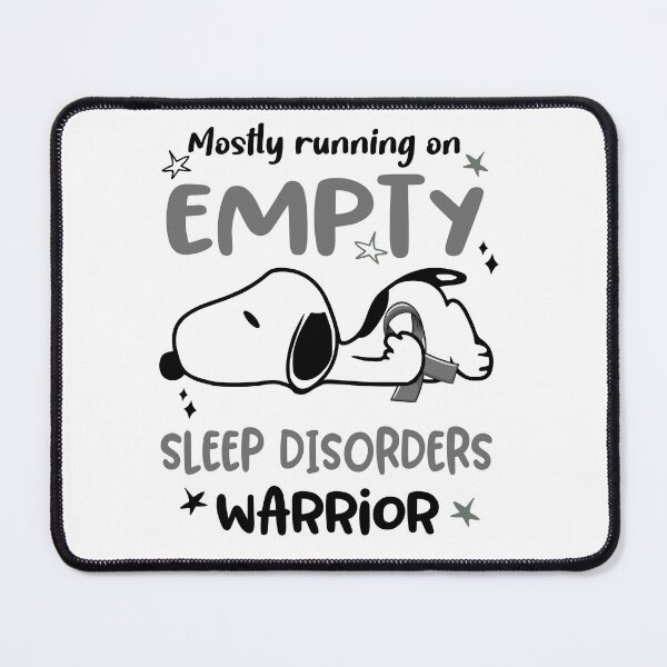Item preview, Mostly Running on Empty Sleep Disorders Warrior designed and sold by Wlsnpeggy.