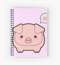 Love Pig Spiral Notebook