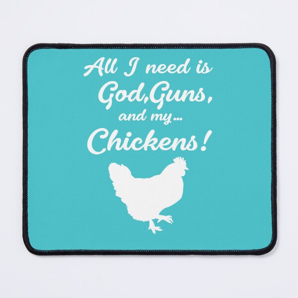 Item preview, God, guns, and chickens designed and sold by Arielle Henry.