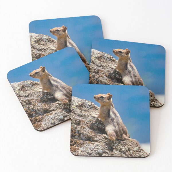 Item preview, Chipmunk, Sassy Chipmunk, Lava Rock, Blue Sky, by DAM Creative, designed and sold by DAM Creative ⭐⭐⭐⭐⭐.