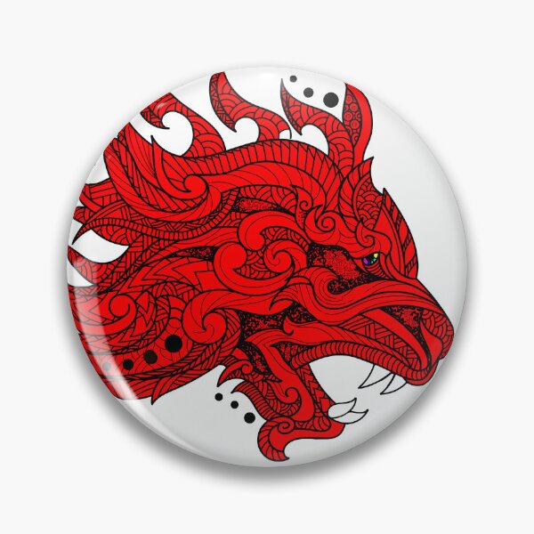 Artikelvorschau, Dragon Red schwarz Dragon Dogma Dragon Dark Fire Classic T-Shirt entworfen und verkauft von STOREMUZAN.