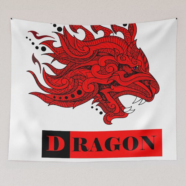 Artikelvorschau, Dragon Red schwarz Dragon Dogma Dragon Dark Fire Classic T-Shirt entworfen und verkauft von STOREMUZAN.