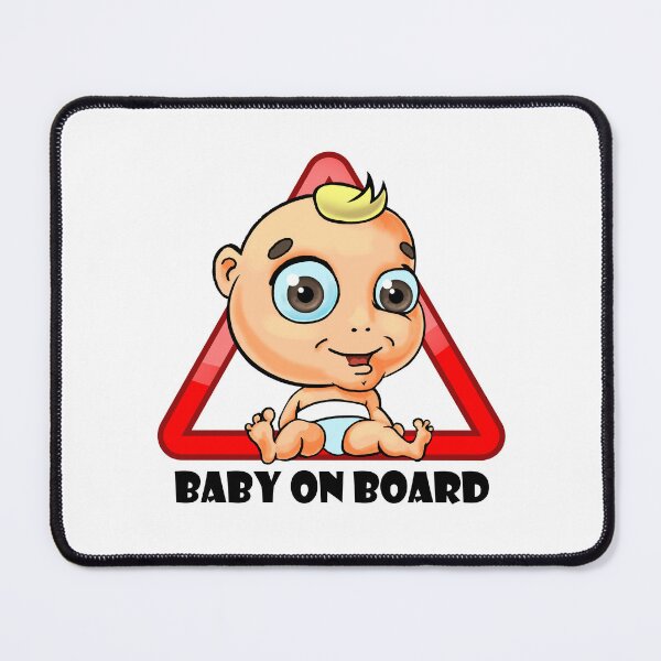 Item preview, Smiling Baby on Board Car Sign designed and sold by Digi Artworks Store.
