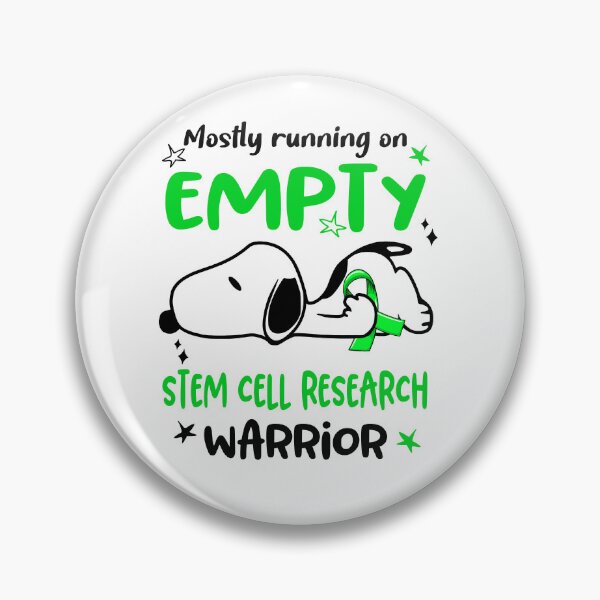 Item preview, Mostly Running on Empty Stem Cell Research Warrior designed and sold by Wlsnpeggy.