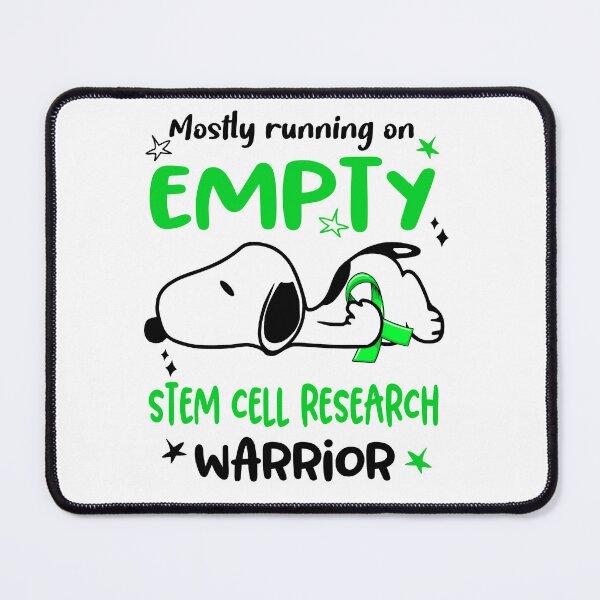 Item preview, Mostly Running on Empty Stem Cell Research Warrior designed and sold by Wlsnpeggy.
