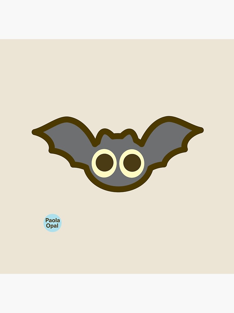 Thumbnail 4 of 4, Pillow, Spookie the Bat from the Simply Small Series designed and sold by PaolaOpal.