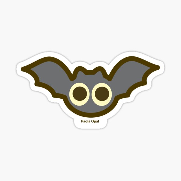 Spookie the Bat from the Simply Small Series Glossy Sticker