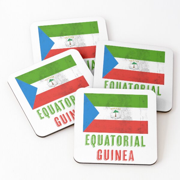 Item preview, Flag of Equatorial Guinea "Grunge" look. designed and sold by KTSubz Faith & Fun Designs.
