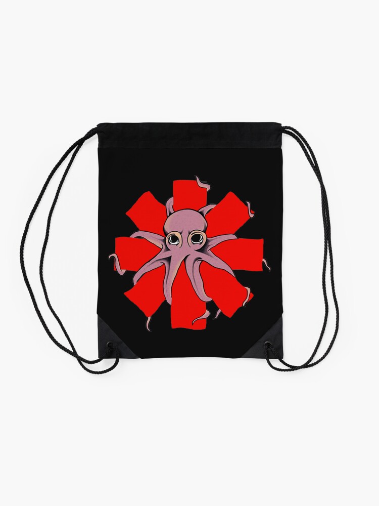 Disover red hot chilli peppers rr11 Drawstring Bag