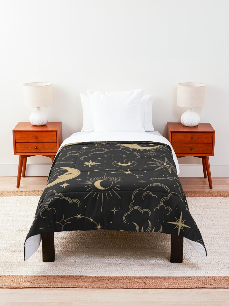Alternate view of Dark Academia Aesthetic Light Academia Sun and Moon -T shirt - Obey Yourself Now Comforter