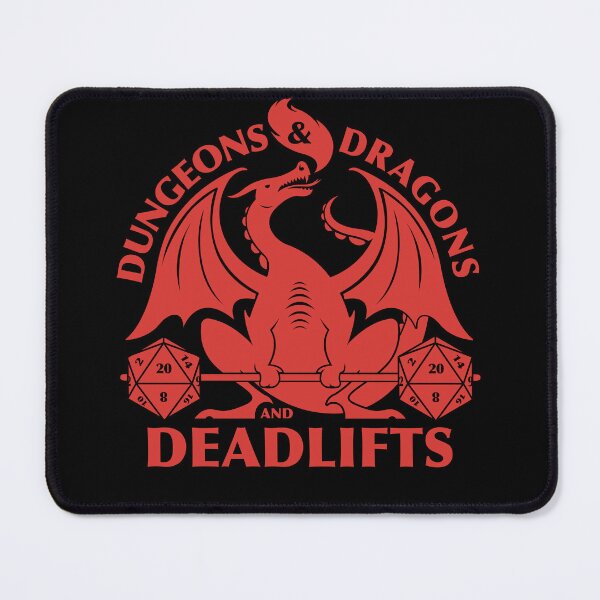 Aperçu de l'œuvre Donjons et Dragons et Deadlifts créée et vendue par Stayfrostybro.