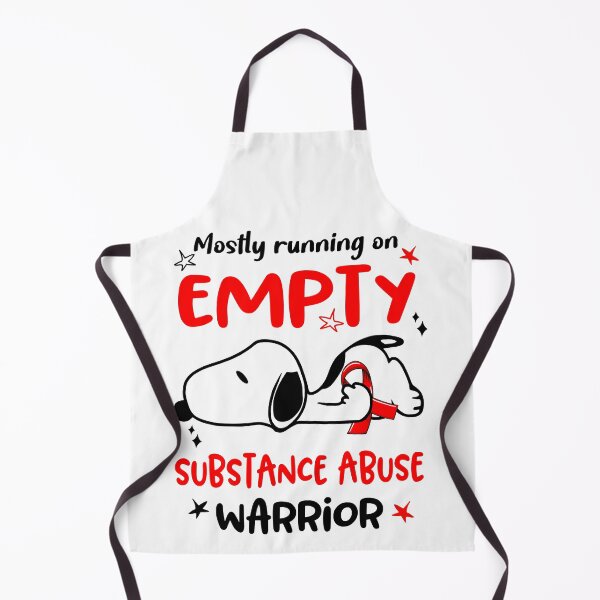 Item preview, Mostly Running on Empty Substance Abuse Warrior designed and sold by Wlsnpeggy.